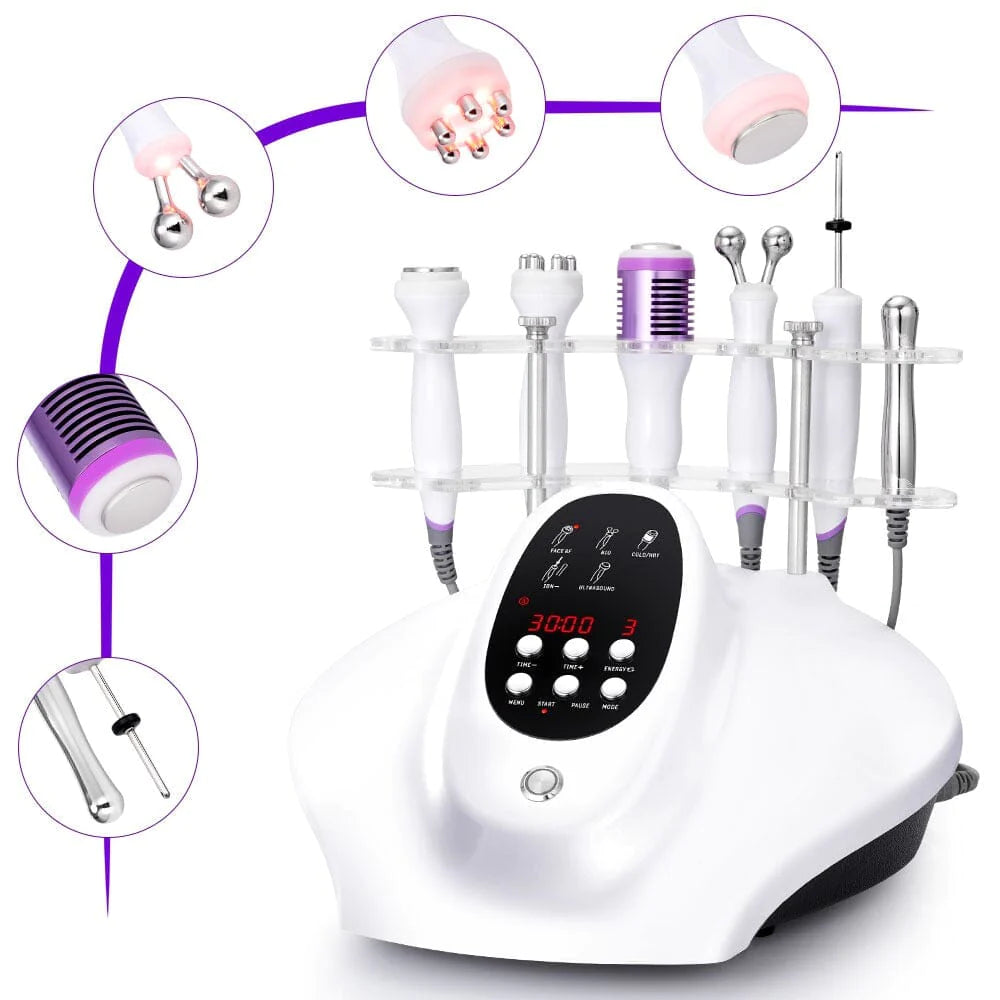 BRUUN 5 in 1 Ultrasonic R-F Skin Tightening Facial Beauty Machine