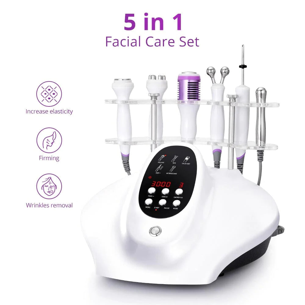 BRUUN 5 in 1 Ultrasonic R-F Skin Tightening Facial Beauty Machine