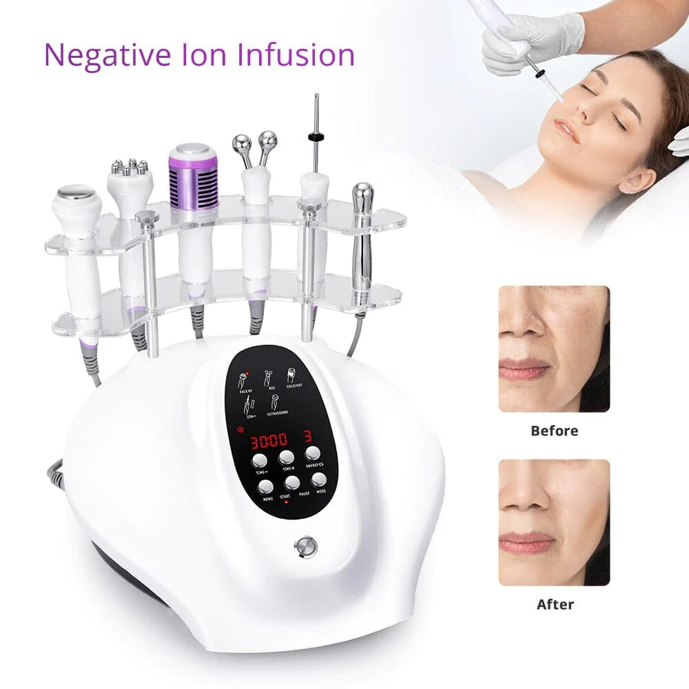 BRUUN 5 in 1 Ultrasonic R-F Skin Tightening Facial Beauty Machine