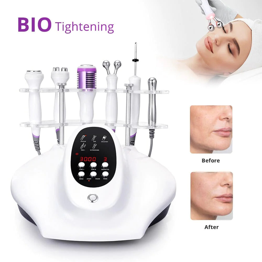 BRUUN 5 in 1 Ultrasonic R-F Skin Tightening Facial Beauty Machine