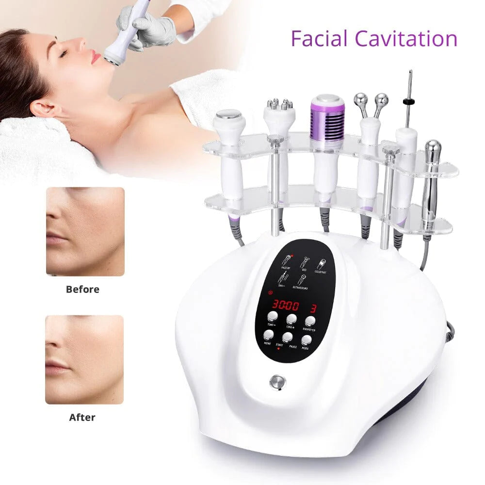 BRUUN 5 in 1 Ultrasonic R-F Skin Tightening Facial Beauty Machine