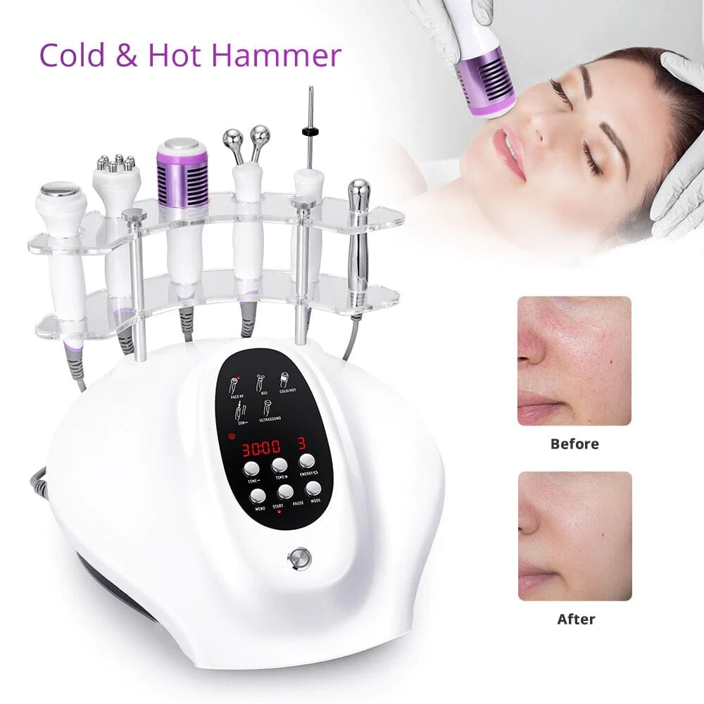 BRUUN 5 in 1 Ultrasonic R-F Skin Tightening Facial Beauty Machine