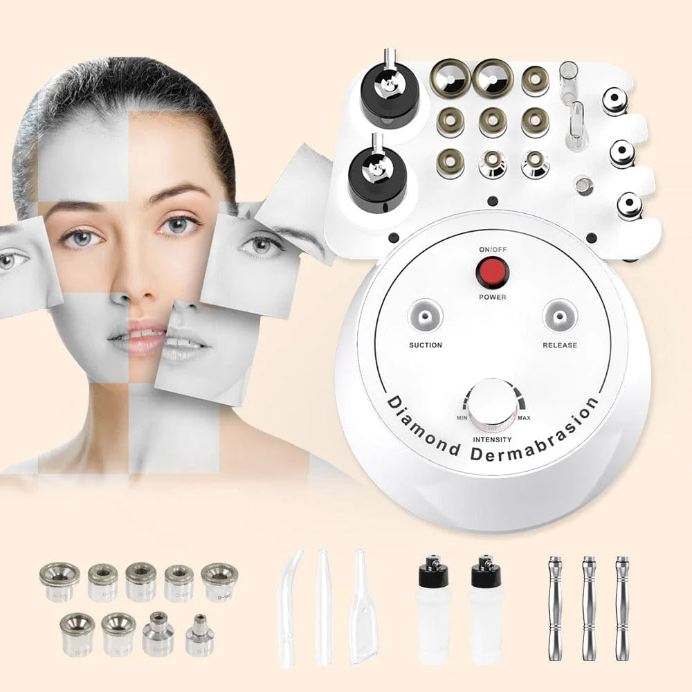 BRÜUN 3 in1 Diamond Microdermabrasion Dermabrasion Machine Tool Skin Peeling Face Care