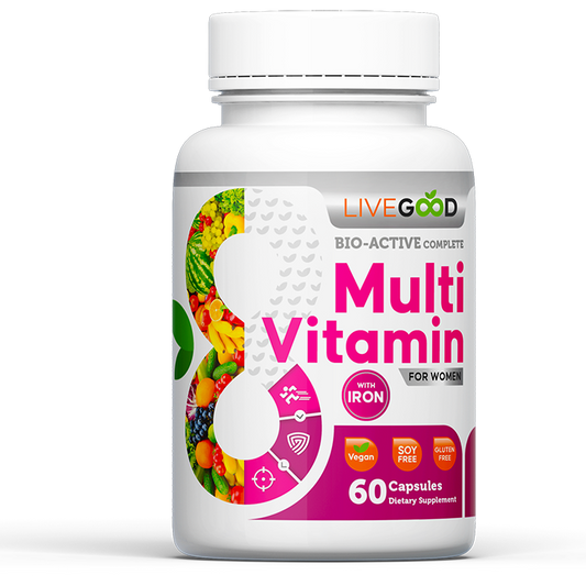 BIO-ACTIVE COMPLETE MULTI-VITAMIN FOR WOMEN WITH IRON