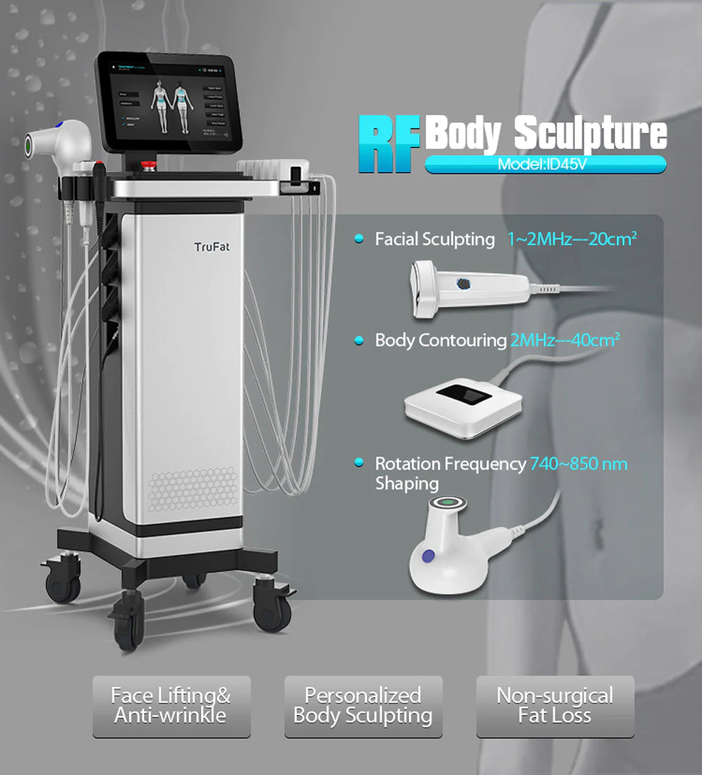 BRÜUN Multi-Functional RF Fat Reduction Body Sculpting Face Lifting Machine