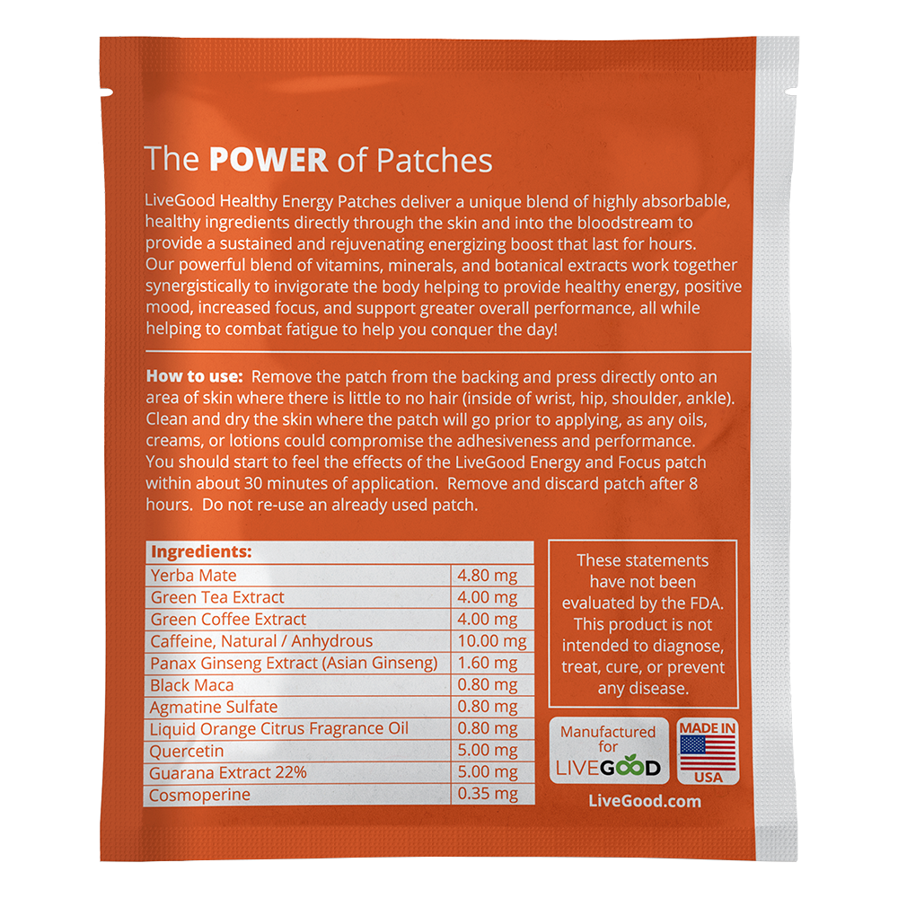 ENERGY AND FOCUS PATCHES